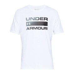 Спортивная мужская футболка Under Armour Team Issue Wordmark M 1329582-100, 47608, белая цена и информация | Мужская спортивная одежда | hansapost.ee