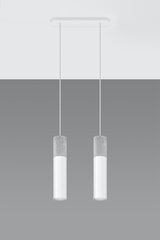 Sollux подвесной светильник Borgio 2 White цена и информация | Потолочный светильник, 38 x 38 x 24 см | hansapost.ee