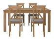 2 tooli komplekt BRW Bergen, pruun/hall цена и информация | Köögitoolid, söögitoolid | hansapost.ee