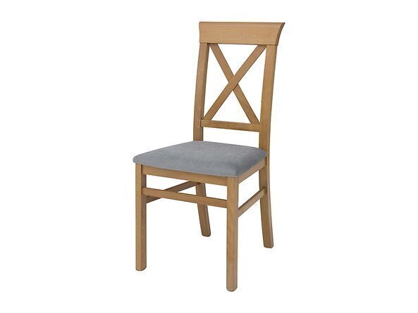 2 tooli komplekt BRW Bergen, pruun/hall hind ja info | Köögitoolid, söögitoolid | hansapost.ee
