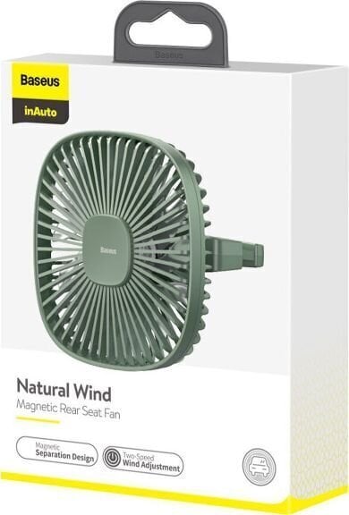 Car fan / fan Baseus Natural Wind (green) цена и информация | Auto elektritarvikud | hansapost.ee