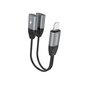 Dudao kõrvaklappide adapter Lightning kuni 2x Lightning adapter muusika ja laadimise jaoks, hall (L17i hall) цена и информация | USB adapterid ja jagajad | hansapost.ee