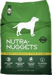 Nutra Nuggets Performance сухой корм для собак с мясом курицы, 15 кг цена и информация | Сухой корм для собак | hansapost.ee
