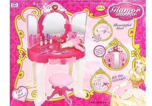 Детский косметический столик со стулом Принцесса цена и информация | Игрушки для девочек | hansapost.ee