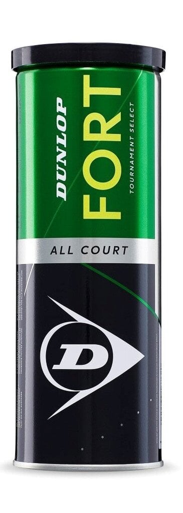 Tennisepallid Dunlop FORT ALL COURT TS 3tk цена и информация | Välitennise tooted | hansapost.ee