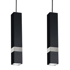 Eko-Light подвесной светильник Vidar Black/Chrome 3 цена и информация | Люстры | hansapost.ee