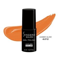 Гель-лак для ногтей Sincero Salon, 6 мл, AMBERGLOW, 6212 цена и информация | Sincero Salon Духи, косметика | hansapost.ee