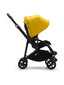 Bugaboo Bee 6 jalutuskäru, Black/Black-Lemon Yellow hind ja info | Vankrid, jalutuskärud | hansapost.ee