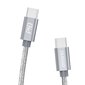 Dudao USB Type C – USB Type C kaabel 5 A 45 W 1 m Power Delivery Quick Charge hall (L5ProC) цена и информация | Mobiiltelefonide kaablid | hansapost.ee