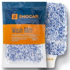 EWOCAR Wash Mitt перчатка для мытья из микрофибры цена и информация | Чистящие салфетки | hansapost.ee