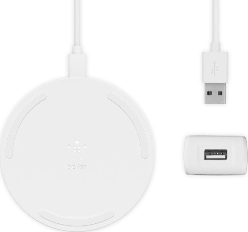 Belkin 10W juhtmevaba laadimisalus - WIA001btWH hind ja info | Laadijad mobiiltelefonidele | hansapost.ee