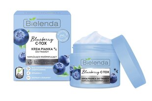 Увлажняющая дневная и ночная крем-пенка для лица Bielenda Blueberry C-TOX 40 г цена и информация | Кремы для лица | hansapost.ee