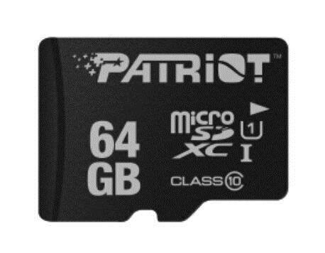 Patriot PSF64GMDC10, 64GB, microSDHC цена и информация | Mälupulgad | hansapost.ee
