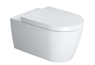 Seinale paigaldatav WC pott Duravit ME by Starck Rimless aeglaselt liikuva kaanega, 45290900A1 price and information | Toilet bowl | hansapost.ee