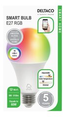 Deltaco Smart Home LED E27 RGB lambipirn hind ja info | Lambipirnid ja LED-pirnid | hansapost.ee