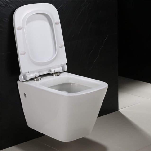 WC-pott REA Ryan Rimless Slim tüüpi aeglaselt sulguva kaanega цена и информация | WС-potid | hansapost.ee