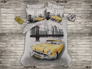 Voodipesukomplekt Yellow Taxi, 160x220, 4-osaline цена и информация | Постельное белье | hansapost.ee