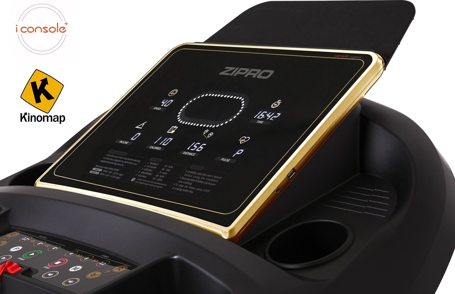 Jooksulint Zipro Pacemaker iConsole+ Gold цена и информация | Jooksulindid | hansapost.ee