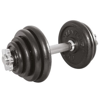 Reguleeritav hantel Tunturi, 15 kg price and information | Dumbbells, barbells, weights | hansapost.ee