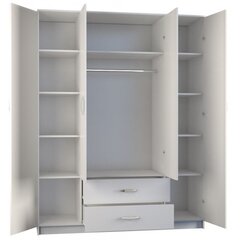Шкаф Romana 160, белый цена и информация | Шкафы | hansapost.ee