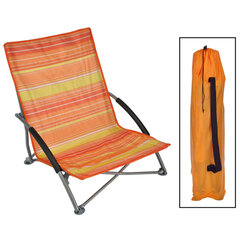HI Складной пляжный стул, оранжевый цена и информация | Садовые стулья, кресла, пуфы | hansapost.ee