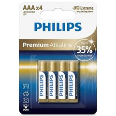 Philips Phil-LR03M4B/10, 4 шт. цена и информация | Батерейки | hansapost.ee