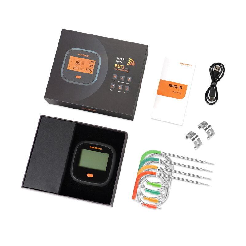 Termomeeter INKBIRD IBBQ-4T hind ja info | Grillitarvikud ja grillnõud | hansapost.ee