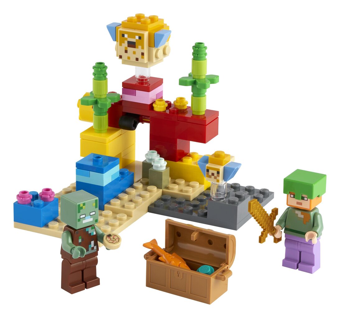 21164 LEGO® Minecraft Korallrahu hind ja info | Klotsid ja konstruktorid | hansapost.ee