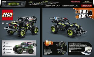 42118 LEGO® Technic Monster Jam Grave Kaevaja hind ja info | Klotsid ja konstruktorid | hansapost.ee