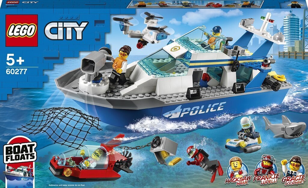 60277 LEGO® City Politsei päästelaev hind ja info | Klotsid ja konstruktorid | hansapost.ee