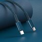 Baseus High Density Braided Cable Type-C to Lightning, PD, 20W, 1m (blue) цена и информация | Mobiiltelefonide kaablid | hansapost.ee