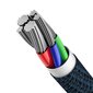 Baseus High Density Braided Cable Type-C to Lightning, PD, 20W, 1m (blue) hind ja info | Mobiiltelefonide kaablid | hansapost.ee