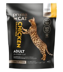 PrimaCat полнорационный корм GrainFree для кошек, с курицей, 1,4 кг цена и информация | Сухой корм для кошек | hansapost.ee