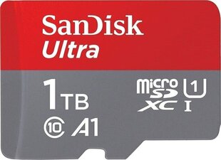 SanDisk Ultra MicroSDXC 1 ТБ (+ SD-адаптер) цена и информация | Карты памяти | hansapost.ee