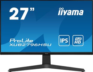Iiyama XUB2796HSU-B1 цена и информация | Мониторы | hansapost.ee