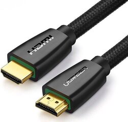 Кабель UGREEN HDMI, 4K 5м, черный, HD118 цена и информация | Кабели и провода | hansapost.ee