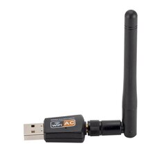 Fusion traadita WiFi-adapter (2.4GHz / 5GHz/ USB 2.0, Wireless, 600Mbps, IEEE 802.11b/g/n/a/ac) hind ja info | USB adapterid ja jagajad | hansapost.ee