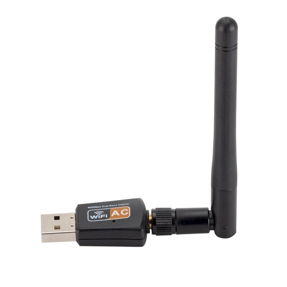 Fusion traadita WiFi-adapter (2.4GHz / 5GHz/ USB 2.0, Wireless, 600Mbps, IEEE 802.11b/g/n/a/ac) цена и информация | USB adapterid ja jagajad | hansapost.ee