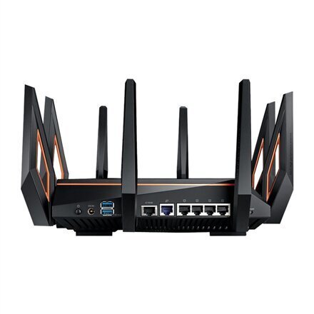 Asus GT-AX11000 Tri-band WiFi Gaming Router ROG Rapture 802.11ax, 10 цена и информация | Ruuterid | hansapost.ee