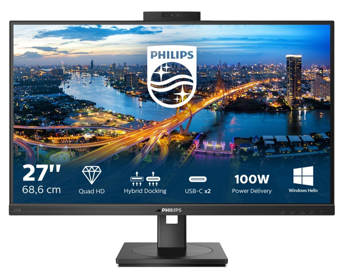 27" Quad HD Monitor Philips B Line 276B1JH/00 hind ja info | Monitorid | hansapost.ee