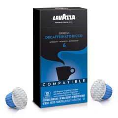 Кофе в капсулах Lavazza Decaffeinato Ricco Nespresso®, 10 капсул цена и информация | Кофе, какао | hansapost.ee
