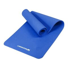 Gymnastic non slip mat for exercising 181 cm x 63 cm x 1 cm blue (WNSP-BLUE) hind ja info | Joogamatid | hansapost.ee