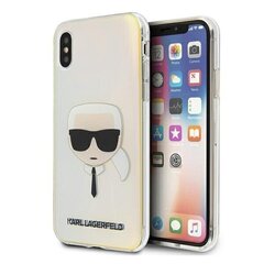 Telefoni ümbris Karl Lagerfeld sobib iPhone X / XS, läikiv hind ja info | Telefonide kaitsekaaned ja -ümbrised | hansapost.ee