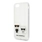 Telefoni ümbris Karl Lagerfeld sobib iPhone 7 / 8 Plus, glitter / läbipaistev hind ja info | Telefonide kaitsekaaned ja -ümbrised | hansapost.ee