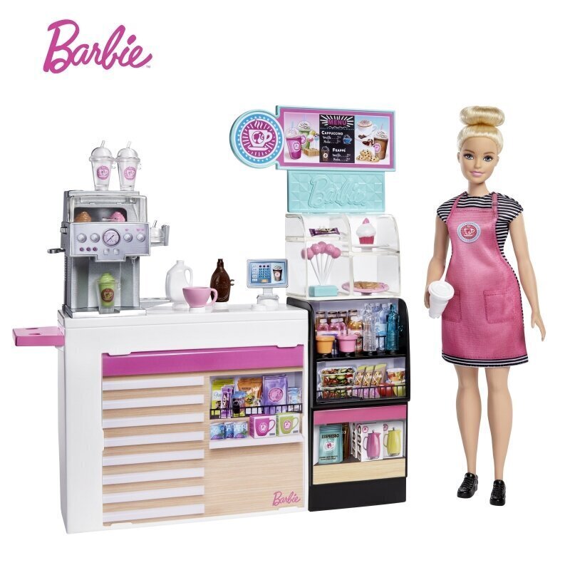 Nukk Barbie komplekt „Kohvik“ цена и информация | Mänguasjad tüdrukutele | hansapost.ee