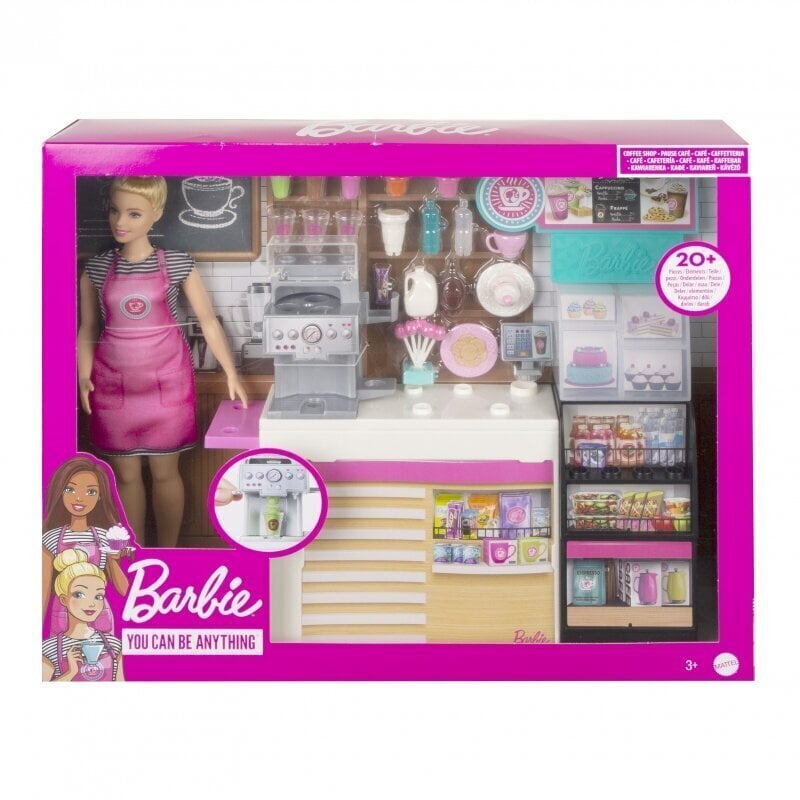 Nukk Barbie komplekt „Kohvik“ цена и информация | Mänguasjad tüdrukutele | hansapost.ee