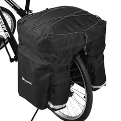 Wozinsky Bicycle Bike Pannier Bag Tagumine pagasiruumi kott õlarihma ja pudelikarbiga 60L must (WBB13BK) hind ja info | Rattakotid ja telefonikotid | hansapost.ee