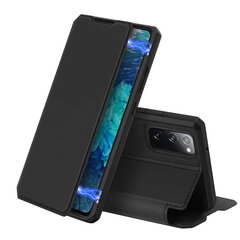 Чехол Dux Ducis Skin X Bookcase для Samsung Galaxy S20 FE 5G, черный цена и информация | Чехлы для телефонов | hansapost.ee