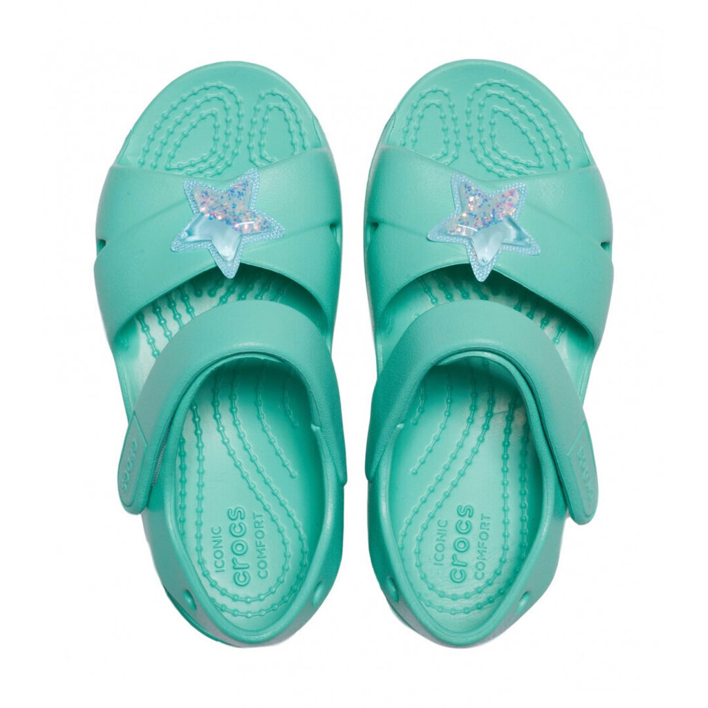 Crocs™ Classic Cross Strap Charm Sandal T цена и информация | Sandaalid lastele | hansapost.ee