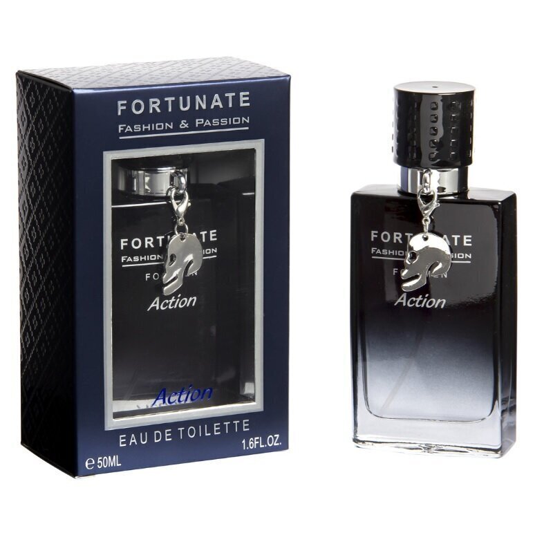 Parfümeeria meestele Fortunate Action For Men EDT 50 ml цена и информация | Parfüümid meestele | hansapost.ee